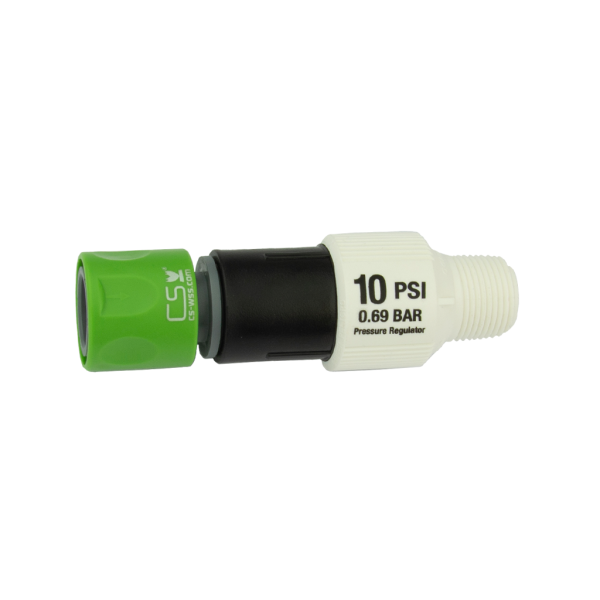 CS Pressure Regulator 0.69 bar with male quick-connect fitting for CS Soaker Hose
