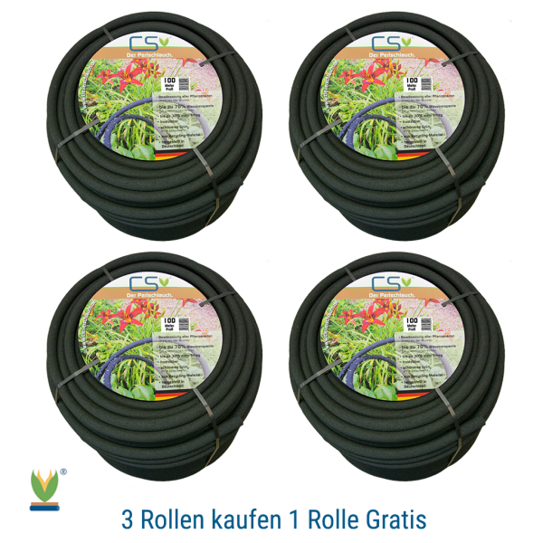 100m CS Perlschlauch Profi 4er Set