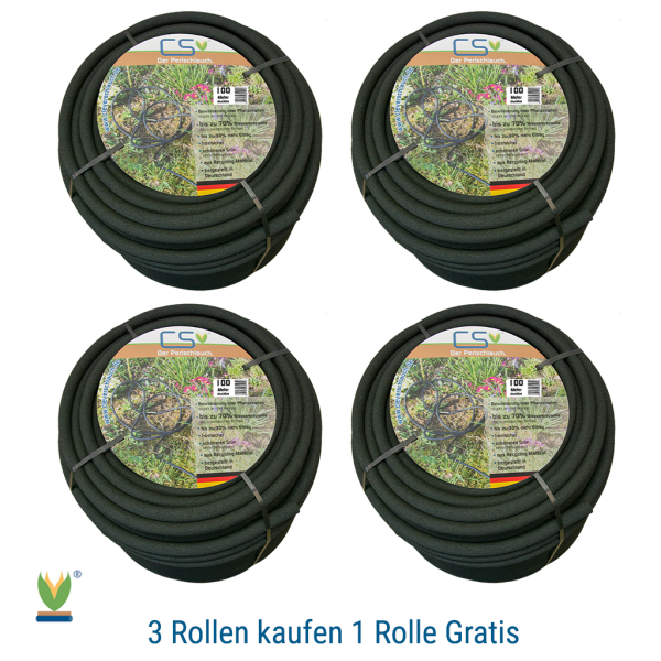 100m CS Soaker Hose Pressureless 4-Pack