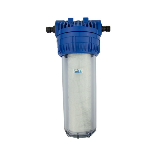 CS Wasserfilter 10 Zoll 20 Micron mit Geräteanschluss