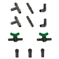 CS Verbinder Set 11-teilig mit Zwischenhahn –...
