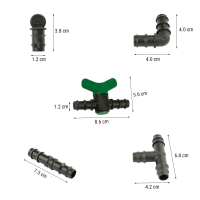 CS Verbinder Set 11-teilig mit Zwischenhahn –...